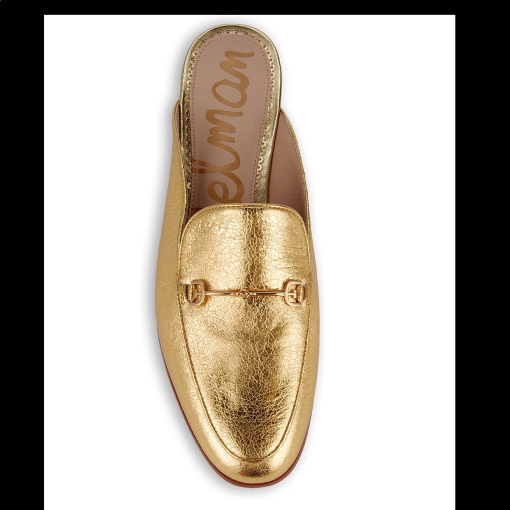 Sam Edelman gold loafer